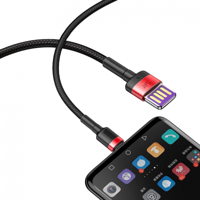Кабель Baseus USB - Type-C Quick Charging Cable CATKLF-P91 40W, 5A, 1 метр - фото5