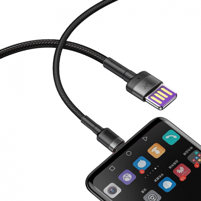 Кабель Baseus USB - Type-C Quick Charging Cable CATKLF-PG1 40W, 5A, 1 метр - фото6