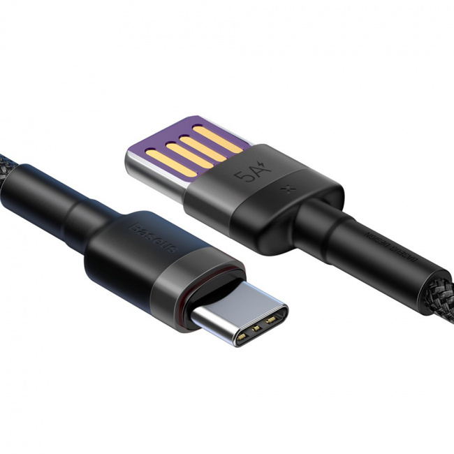 Кабель Baseus USB - Type-C Quick Charging Cable CATKLF-PG1 40W, 5A, 1 метр - фото2