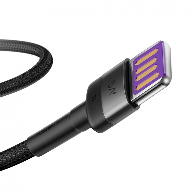 Кабель Baseus USB - Type-C Quick Charging Cable CATKLF-PG1 40W, 5A, 1 метр - фото3