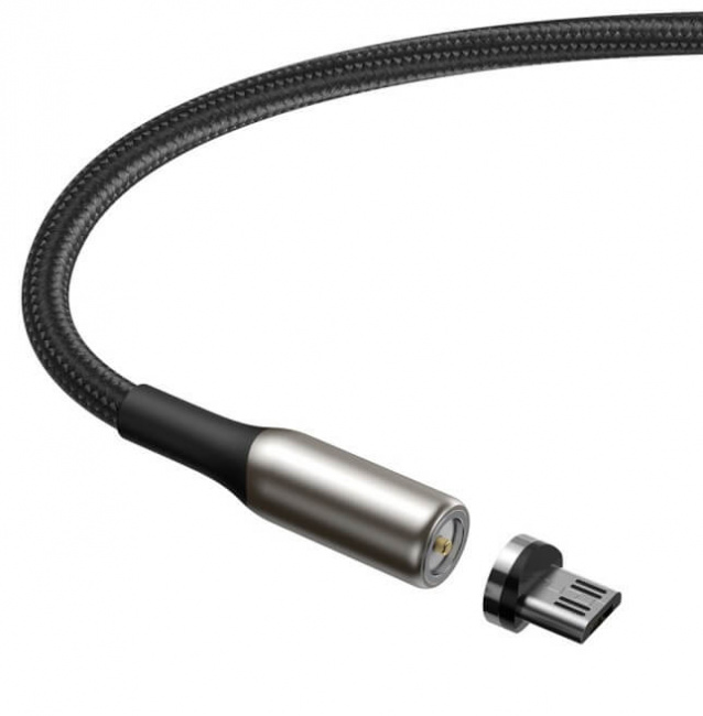 Кабель Baseus Zinc Magnetic Cable Micro USB 2A 1 метр CAMXC-H01 - фото5