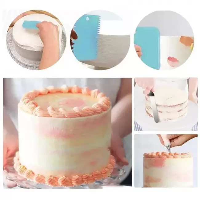 Набор кондитерских инструментов для приготовления и декорирования тортов Amiro Cake Set ACS-420 (420 предметов) - фото3