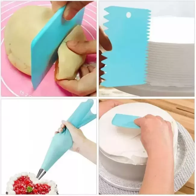 Набор кондитерских инструментов для приготовления и декорирования тортов Amiro Cake Set ACS-420 (420 предметов) - фото4