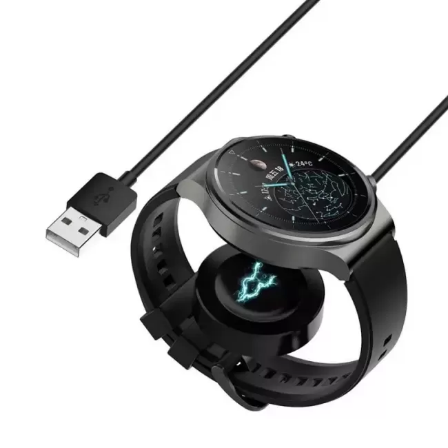 Зарядное устройство для Huawei Watch 3 Pro / GT2 Pro черного цвета - фото5