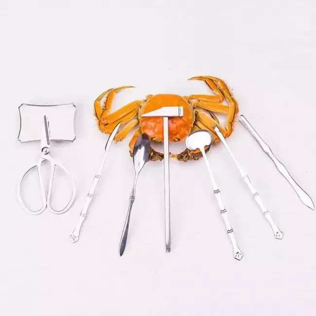 Подарочный набор приборов для разделки краба Amiro Seafood Set S-002 - фото4