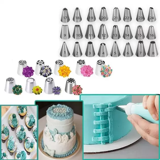 Набор кондитерских инструментов для приготовления и декорирования тортов Amiro Cake Set ACS-172 (172 предмета) - фото2