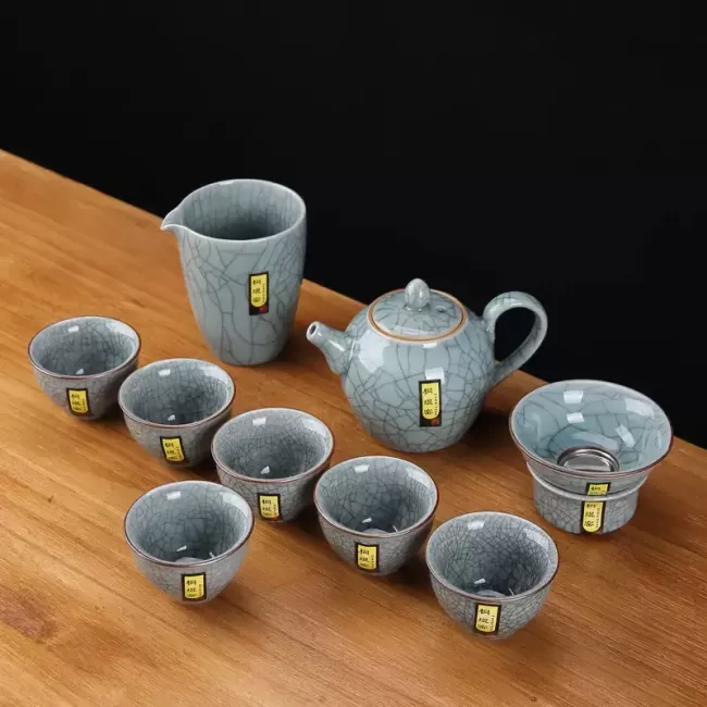 Подарочный набор посуды для чайной церемонии в чемодане Amiro Tea Gift Set ATG-101 - фото3