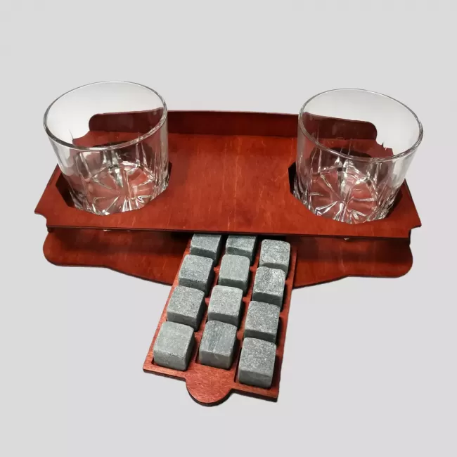 Набор для виски с камнями Amiro Bar Set ABS-08W - фото3