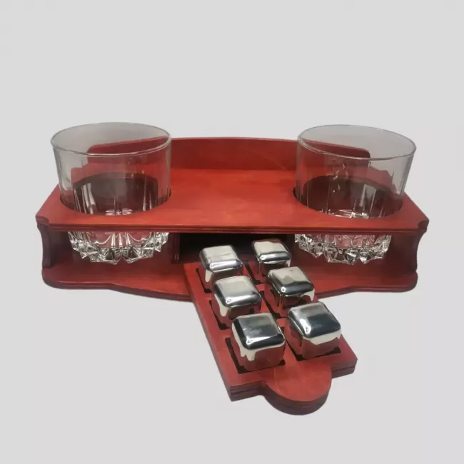 Набор для виски с камнями Amiro Bar Set ABS-09W - фото3