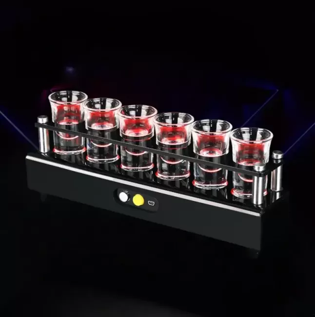 Подставка под шоты с подсветкой Amiro Drink Set ADS-05w - фото