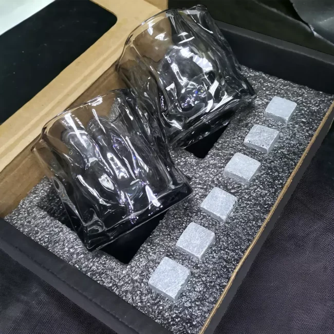Подарочный набор для виски с камнями AmiroTrend ABW-003b