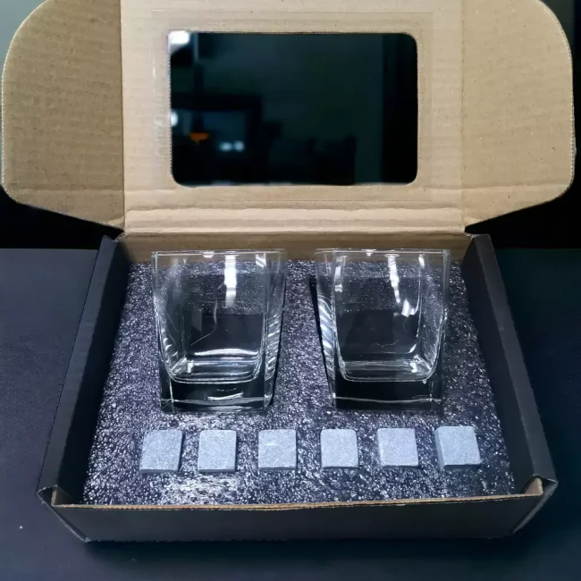 Подарочный набор для виски с камнями AmiroTrend ABW-002