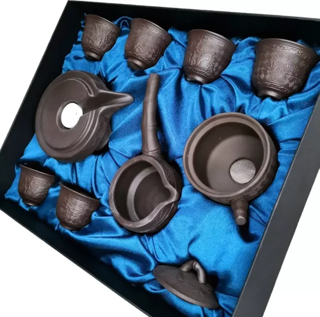 Подарочный набор для чайной церемонии AmiroTrend ATG-305 blue - фото3