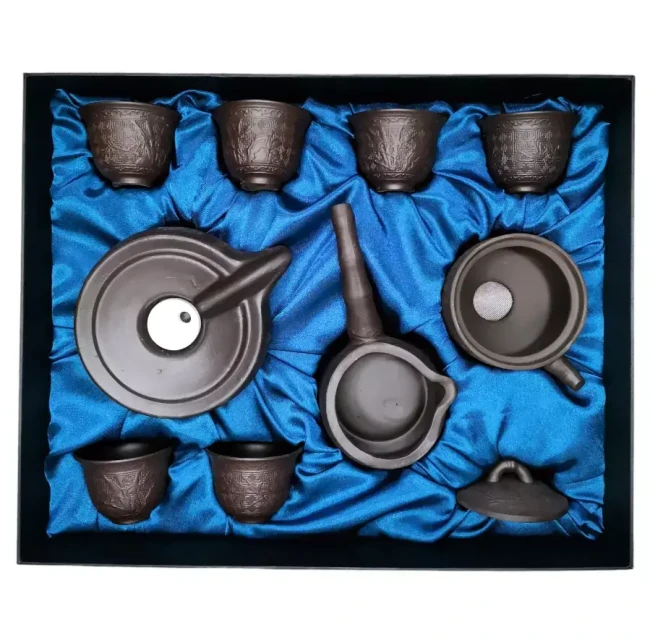 Подарочный набор для чайной церемонии AmiroTrend ATG-305 blue - фото