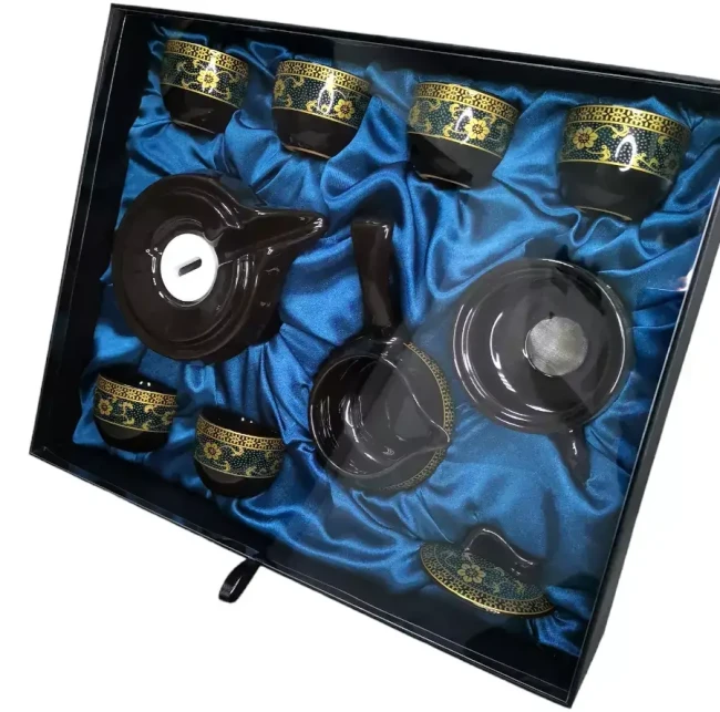 Подарочный набор для чайной церемонии AmiroTrend ATG-306 blue - фото3
