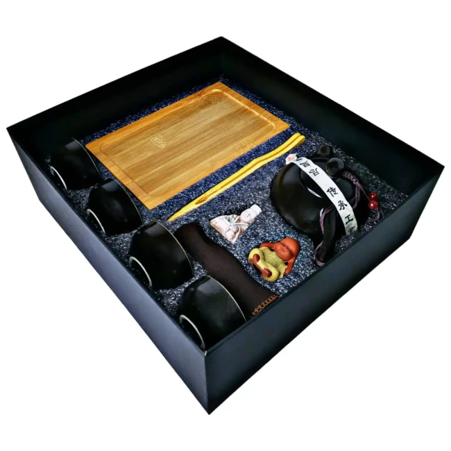 Подарочный набор для чайной церемонии AmiroTrend ATG-410 на 4 персоны - фото2