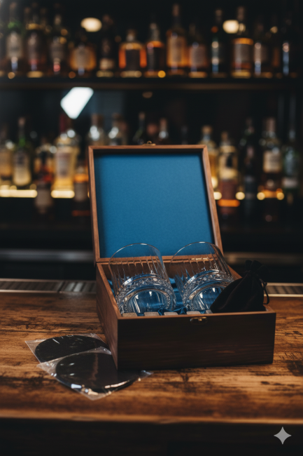 Подарочный набор для виски с камнями AmiroTrend ABW-410 - фото2