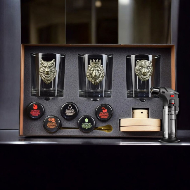 Набор для копчения виски и коктейлей Amiro ASW-101 - фото