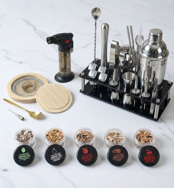 Набор для копчения виски и коктейлей Amiro ASW-123 - фото2