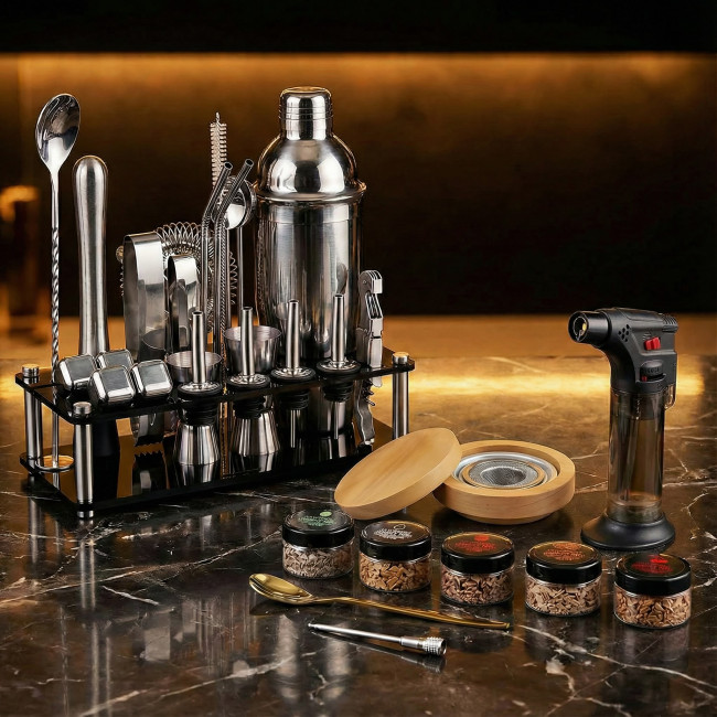 Набор для копчения виски и коктейлей Amiro ASW-123 - фото