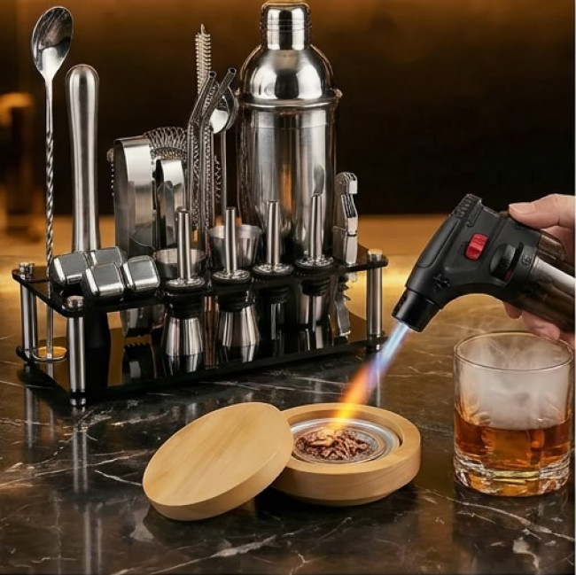 Набор для копчения виски и коктейлей Amiro ASW-123 - фото6