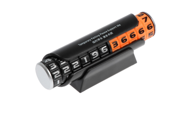 Табличка с номером телефона в машину / Парковочная автовизитка QL-8921 - фото