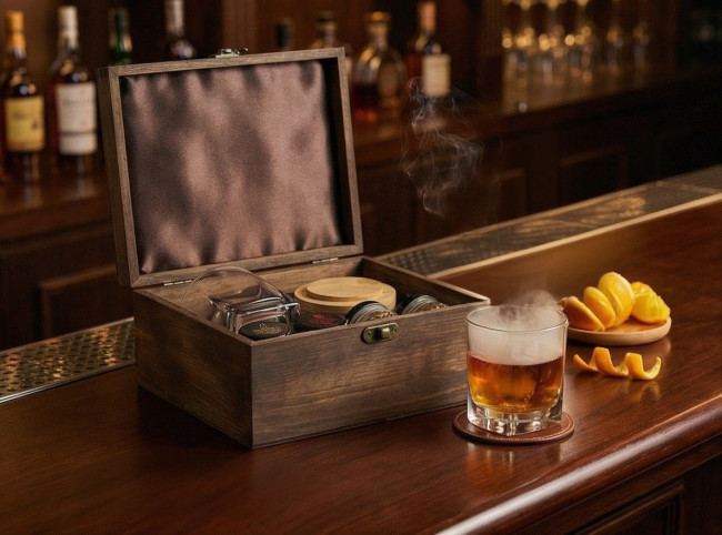 Набор для копчения виски и коктейлей Amiro ASW-107 - фото3
