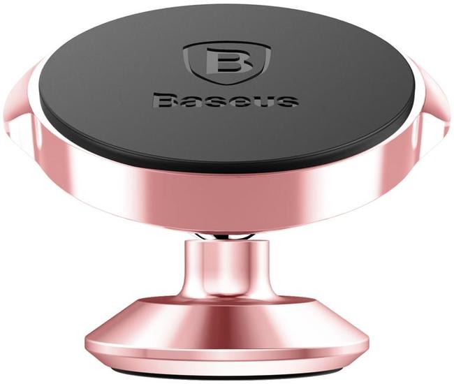 Компактный магнитный держатель Baseus Small Ears Series Magnetic Bracket розовый - фото