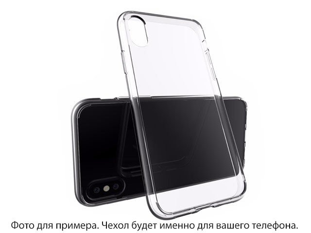 Чехол для Samsung Galaxy A8 гелевый тонкий прозрачный - фото