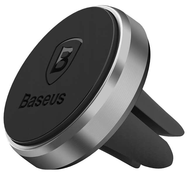 Автомобильный держатель в дефлектор воздуховода Baseus SUGENT-MO01 магнитное крепление черный