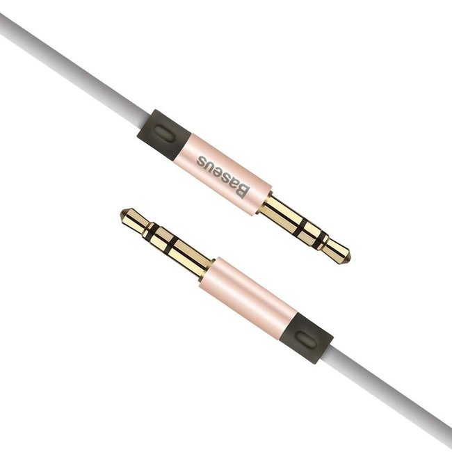 Кабель аудио Baseus Fluency Series AUX Audio Cable 120см розовый