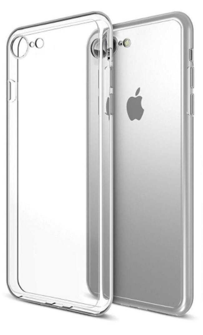 Чехол для Apple iPhone 7/8 гелевый тонкий 0,5mm прозрачный - фото