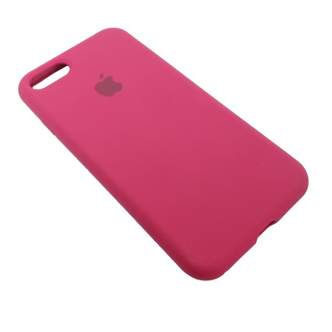 Чехол для Apple iPhone 7/8 силиконовый (закрытый низ) пурпурный - фото2