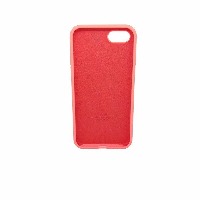 Чехол для Apple iPhone 7/8 силиконовый (закрытый низ) розовый - фото4