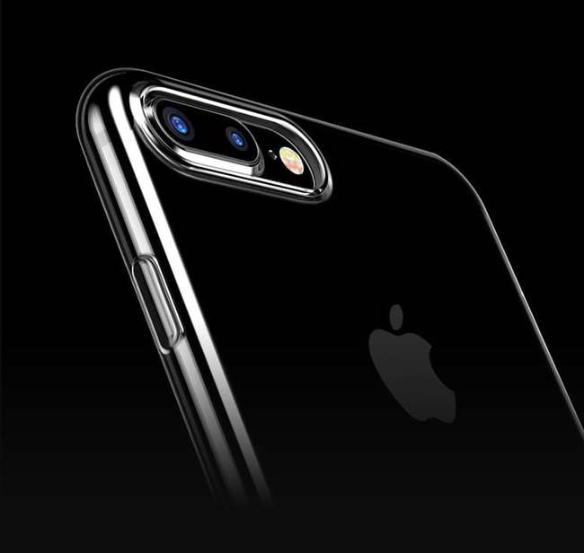 Чехол для Apple iPhone 8 Plus/7 Plus гелевый тонкий 0,5mm прозрачный - фото4