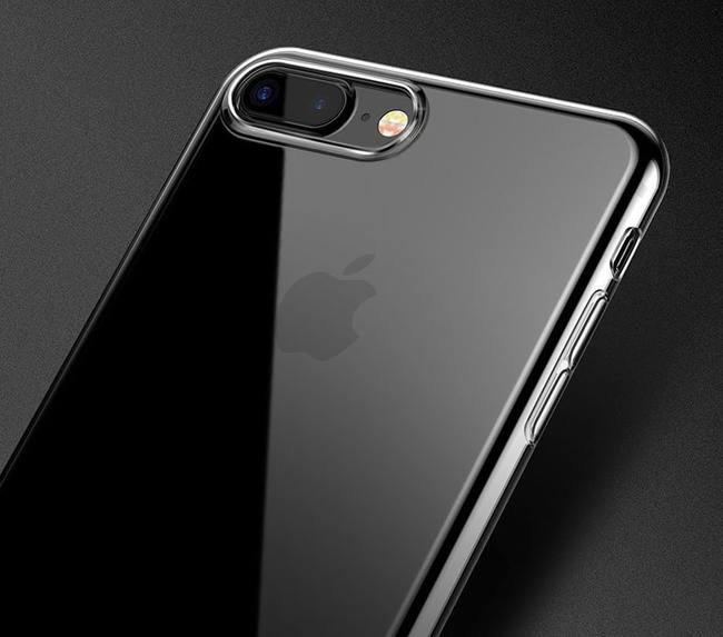Чехол для Apple iPhone 8 Plus/7 Plus гелевый тонкий 0,5mm прозрачный
