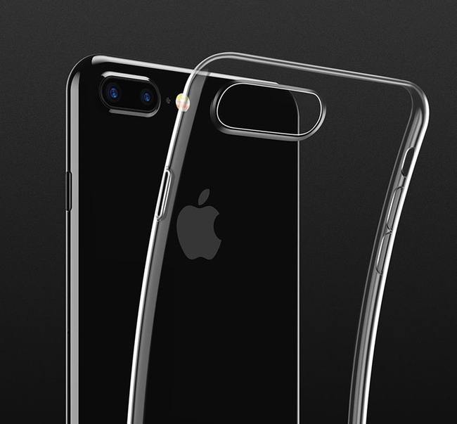 Чехол для Apple iPhone 8 Plus/7 Plus гелевый тонкий 0,5mm прозрачный - фото2