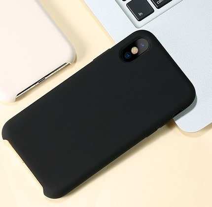 Чехол для Apple iPhone X / Xs силиконовый Remax Kellen черный - фото3