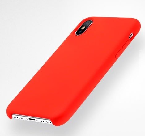 Чехол для Apple iPhone X / Xs силиконовый Remax Kellen красный - фото4