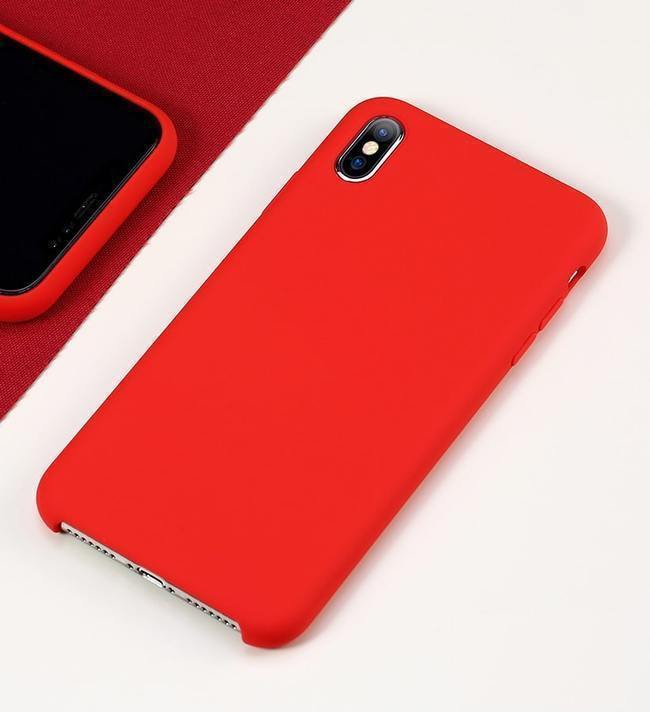 Чехол для Apple iPhone X / Xs силиконовый Remax Kellen красный - фото5
