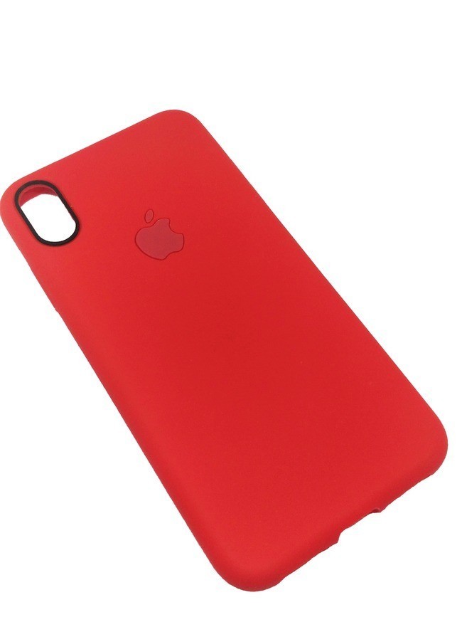 Чехол для Apple iPhone XR силиконовый Яблоко кораловый - фото2