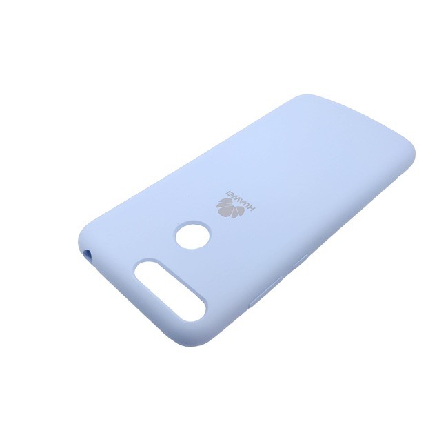 Чехол для Huawei Y6 Prime 2018 силиконовый светло-голубого цвета