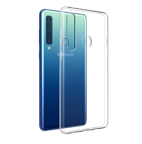 Чехол для Samsung Galaxy A9 (2018) гелевый тонкий прозрачный - фото