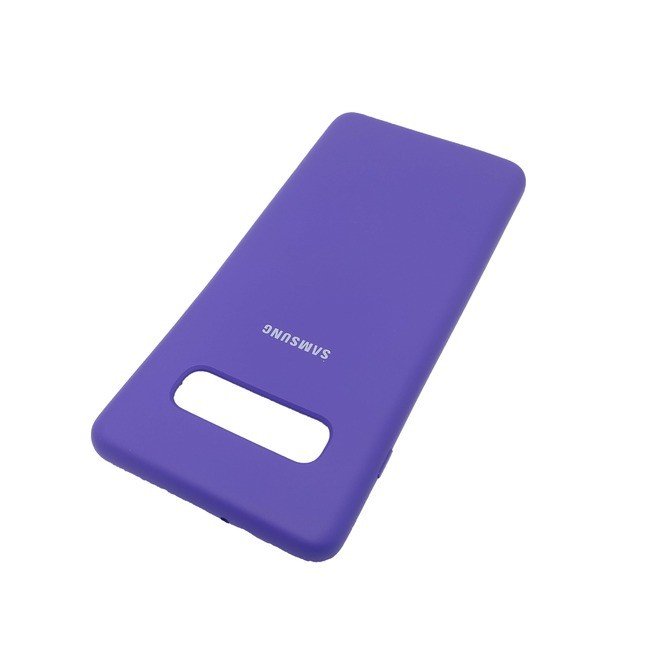 Чехол для Samsung Galaxy S10 Plus силиконовый фиолетового цвета - фото2