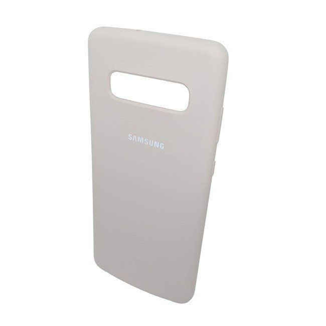 Чехол для Samsung Galaxy S10 Plus силиконовый светло-розового цвета