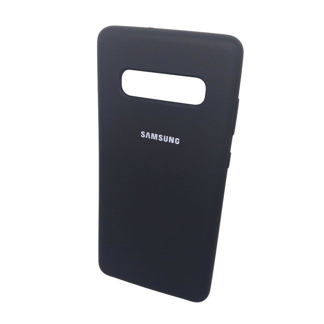 Чехол для Samsung Galaxy S10 силиконовый черного цвета
