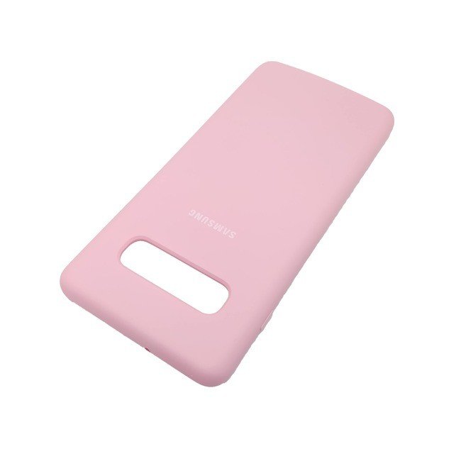 Чехол для Samsung Galaxy S10 силиконовый розового цвета - фото3