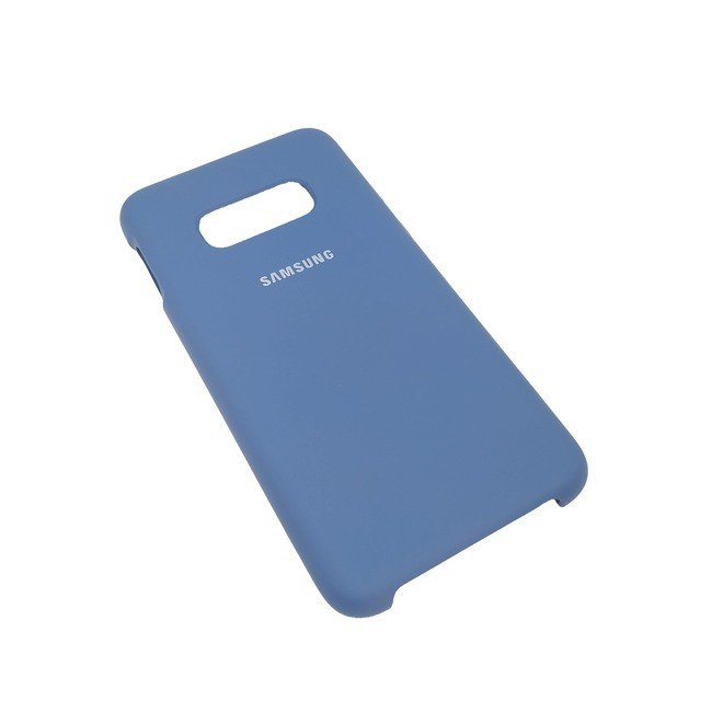 Чехол для Samsung Galaxy S10e силиконовый синего цвета - фото2