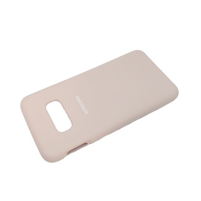 Чехол для Samsung Galaxy S10e силиконовый светло-розового цвета - фото3