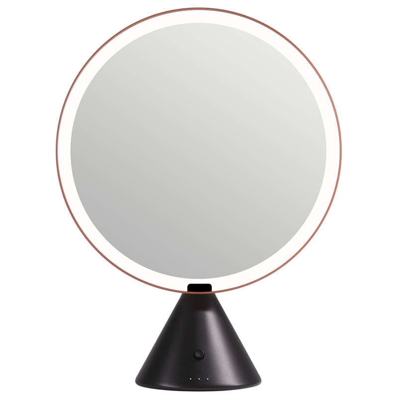 Зеркало для макияжа с подсветкой с датчиком движения ShineMirror MUID TD-035 черного цвета - фото